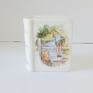 Vtg Disney Winnie The Pooh Baby Bank Book Shaped